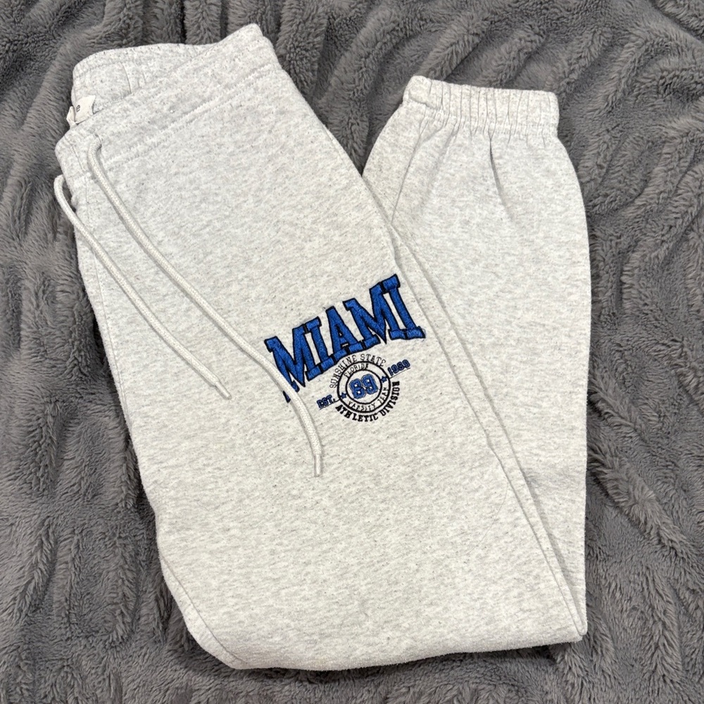 Gray Miami Sweatpants